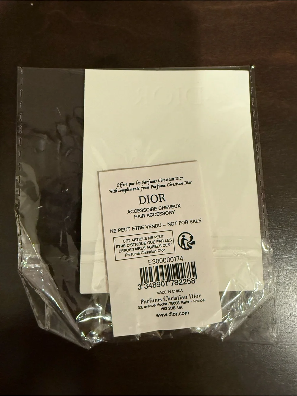 Dior Pink Embossed Logo Snap Hair Clips - Set of 2